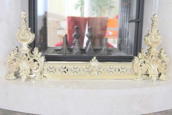 Антикварное ограждение для камина. Европа. Начало 20 века