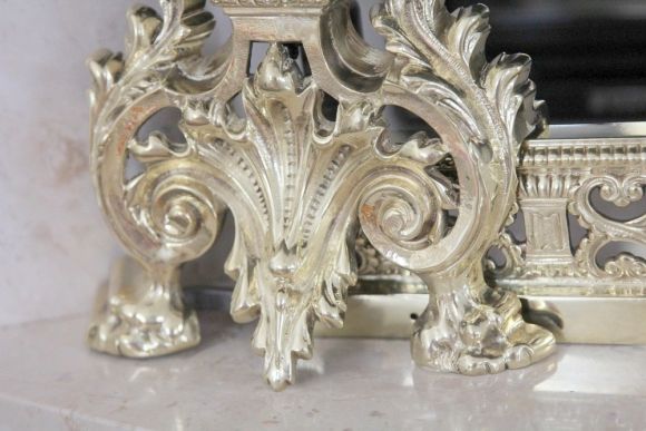 Антикварное ограждение для камина. Европа. Начало 20 века