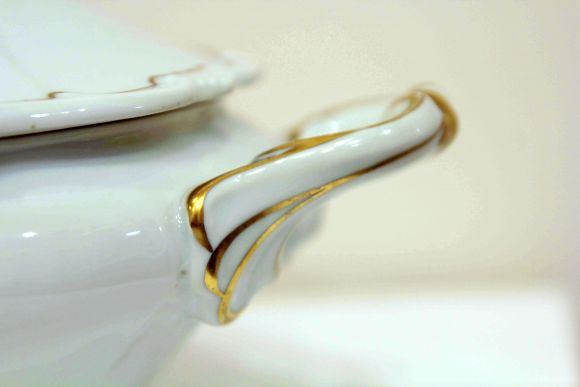 Винтажная супница - террин Weimar Porzellan 