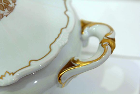 Винтажная супница - террин Weimar Porzellan 