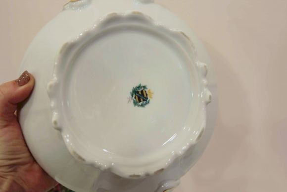 Винтажная супница - террин Weimar Porzellan 