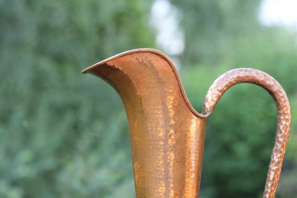 Большой красивый медный кувшин. Европа. Начало 20 века