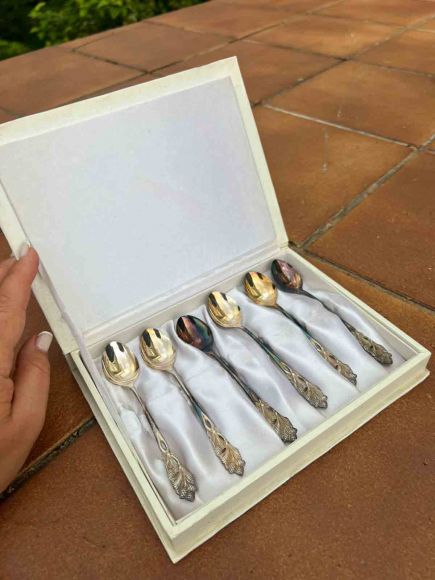 Винтажные десертные ложечки. Европа. Начало 20 века