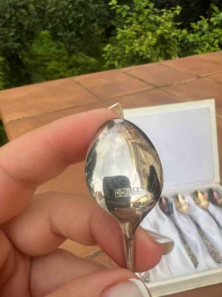 Винтажные десертные ложечки. Европа. Начало 20 века