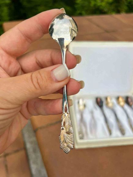 Винтажные десертные ложечки. Европа. Начало 20 века