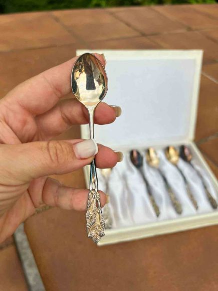 Винтажные десертные ложечки. Европа. Начало 20 века