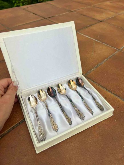 Винтажные десертные ложечки. Европа. Начало 20 века