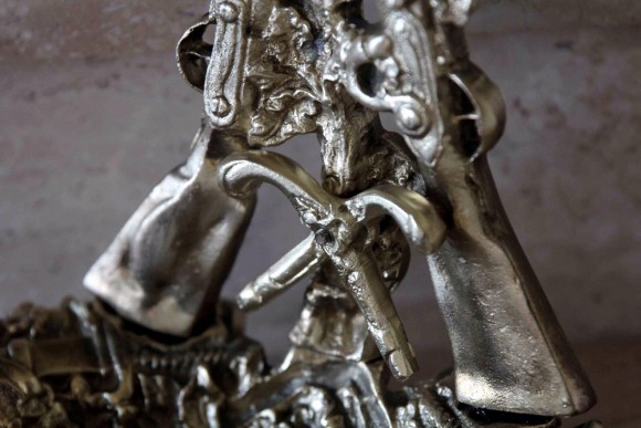 Роскошная зонтница из латунного литья. Европа. Конец 19 века