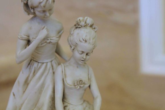 Невероятно красивая  статуэтка.Европа.Конец 19 века