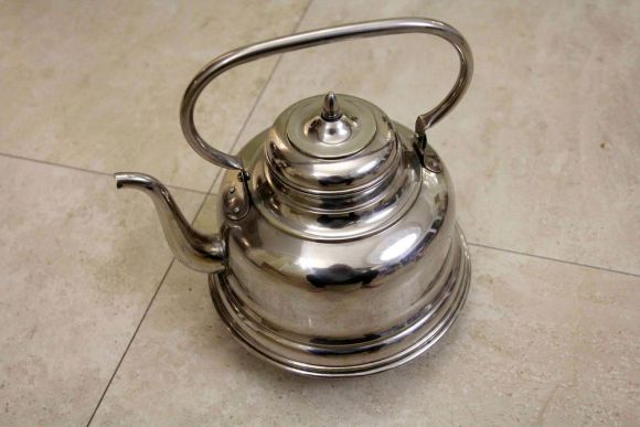 Старинный огромный чайник - серебрение. Идеальное состояние. JIMA