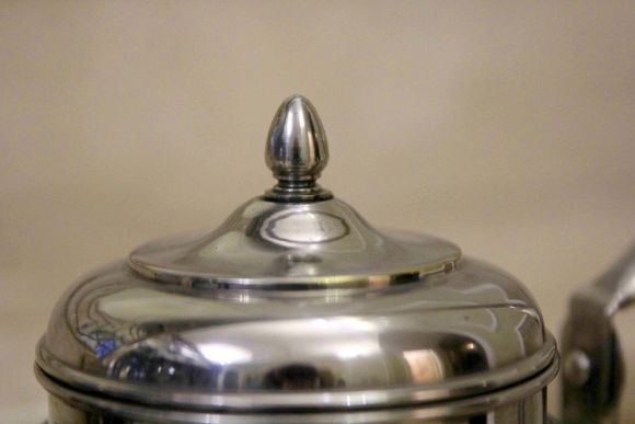 Старинный огромный чайник - серебрение. Идеальное состояние. JIMA