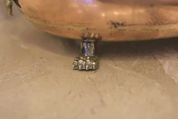 Роскошное кашпо из меди. Европа. Начало 20 века