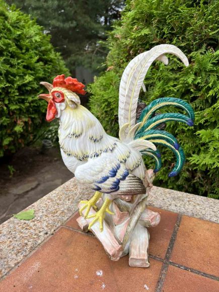 Статуэтка из фарфора Meissen "Петух". Европа. Начало 20 века