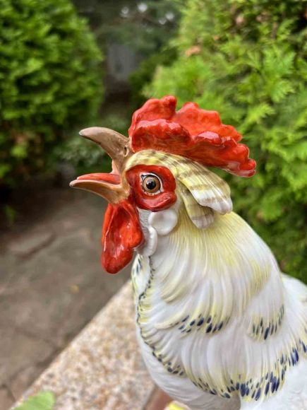 Статуэтка из фарфора Meissen "Петух". Европа. Начало 20 века