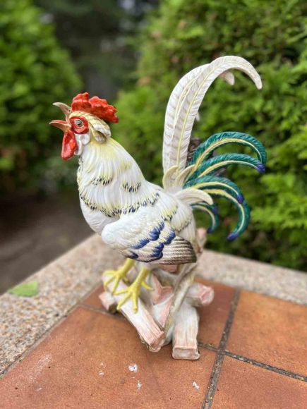 Статуэтка из фарфора Meissen "Петух". Европа. Начало 20 века