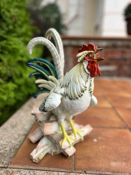 Статуэтка из фарфора Meissen "Петух". Европа. Начало 20 века