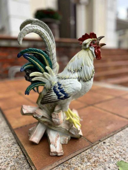 Статуэтка из фарфора Meissen "Петух". Европа. Начало 20 века