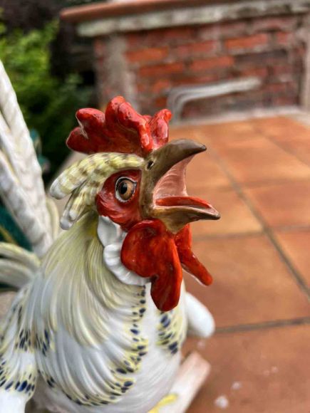 Статуэтка из фарфора Meissen "Петух". Европа. Начало 20 века