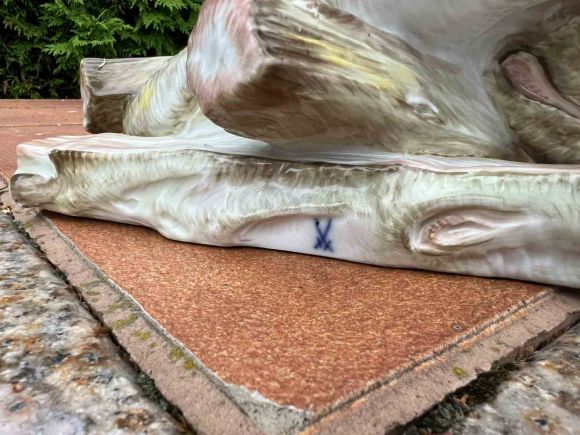 Статуэтка из фарфора Meissen "Петух". Европа. Начало 20 века