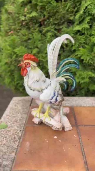 Статуэтка из фарфора Meissen "Петух". Европа. Начало 20 века