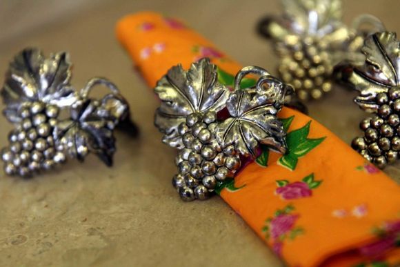 Изысканные винтажные кольца для салфеток. Европа. Середина 20 века