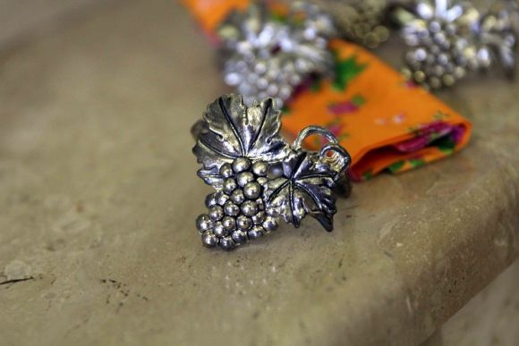 Изысканные винтажные кольца для салфеток. Европа. Середина 20 века