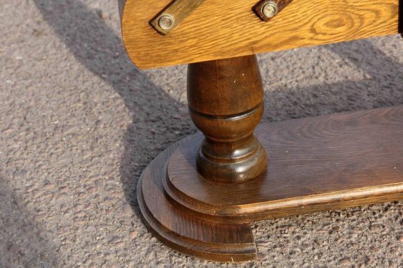 Винтажный сундучок для рукоделия из дуба