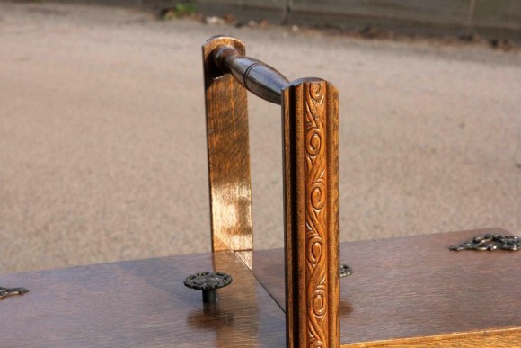 Винтажный сундучок для рукоделия из дуба