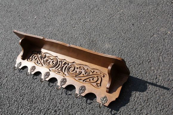 Антикварная вешалка 6 крючков