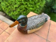 Антикварная деревянная уточка. Европа. Начало 20 века