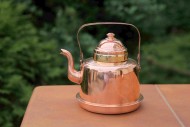 Финский полированный медный чайник на 1,6 л