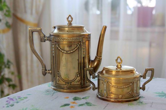 Великолепный антикварный набор для чаепития. Европа. Начало 20 в