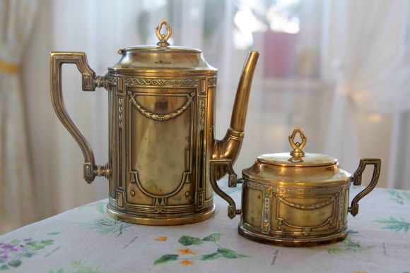 Великолепный антикварный набор для чаепития. Европа. Начало 20 в