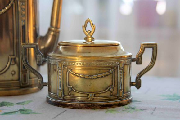 Великолепный антикварный набор для чаепития. Европа. Начало 20 в