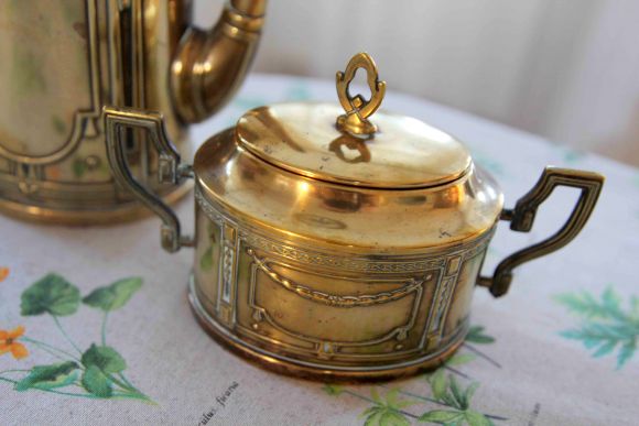 Великолепный антикварный набор для чаепития. Европа. Начало 20 в