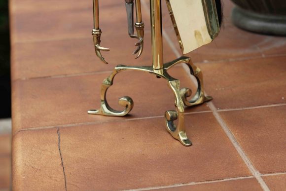 Антикварные каминные аксессуары. Европа. Начало 20 века