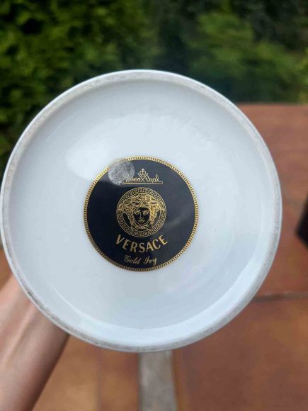 VERSACE  винтажная ваза Gold Ivy