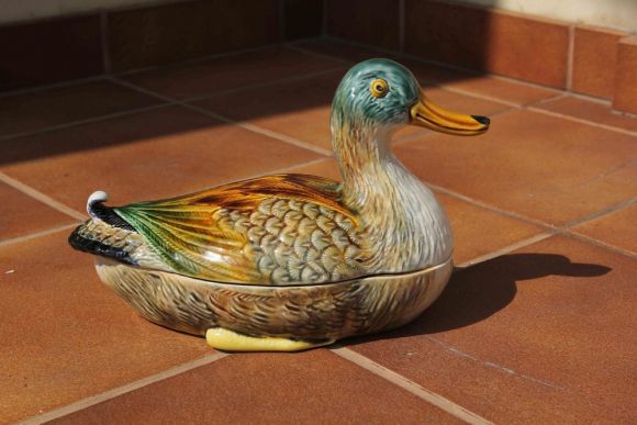 Масленка - паштетница УТКА для сервировки стола