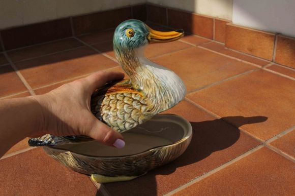 Масленка - паштетница УТКА для сервировки стола