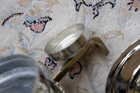 Очень редкий старый рукомойник в никеле.Европа.Начало 20 