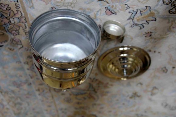 Очень редкий старый рукомойник в никеле.Европа.Начало 20 