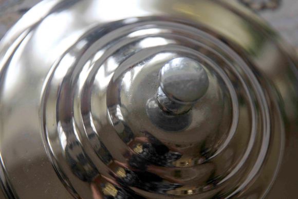 Очень редкий старый рукомойник в никеле.Европа.Начало 20 