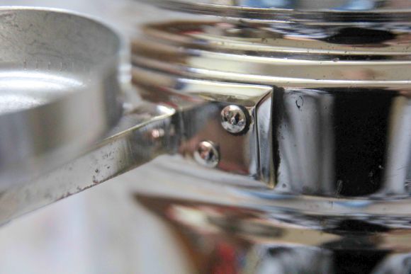 Очень редкий старый рукомойник в никеле.Европа.Начало 20 