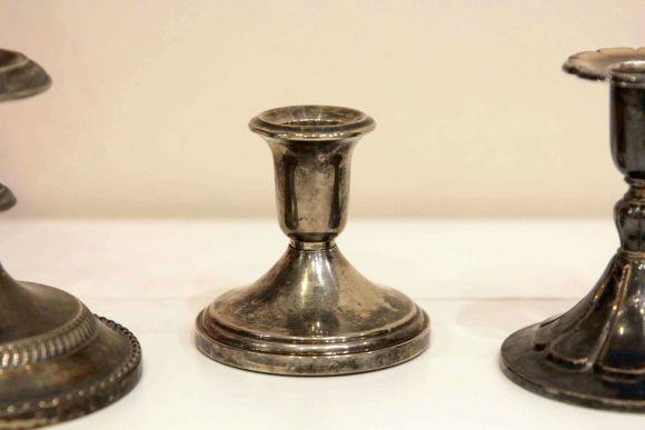 Старинные подсвечники в серебрении на выбор. Европа.