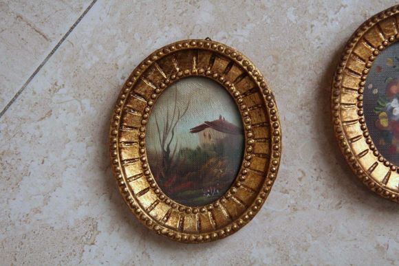 Очаровательные винтажные овальчики.Европа. Начало 20 века