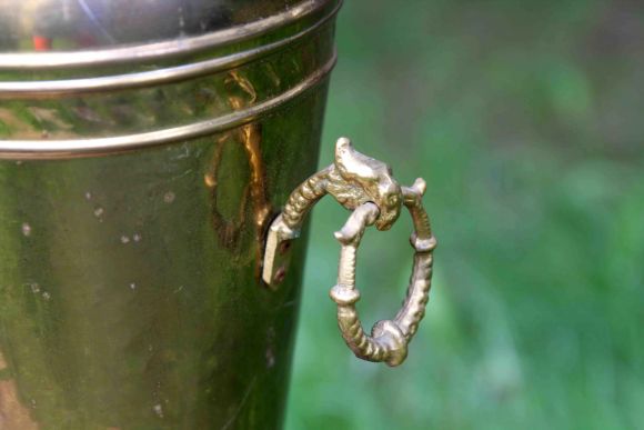 Зонтница или большая напольная ваза. Ручная работа. Винтаж