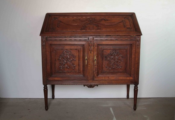 Старинный резной бар с секретами. Мужской стиль 