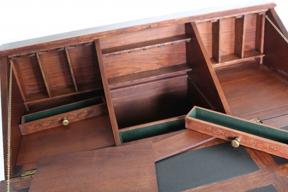 Старинный резной бар с секретами. Мужской стиль 