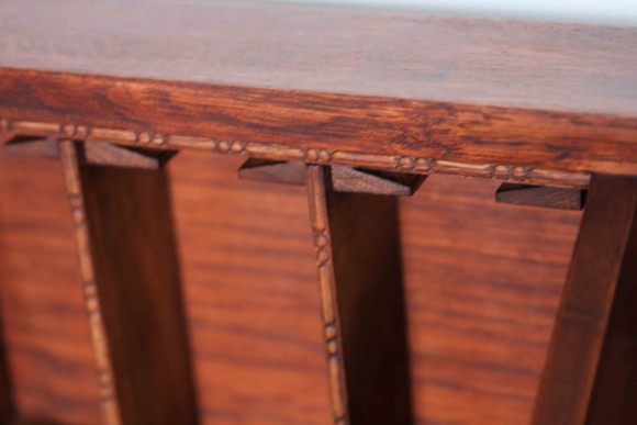 Старинный резной бар с секретами. Мужской стиль 