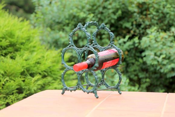 Чугунная подставка под винные бутылки - раритет